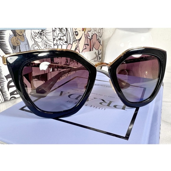 Prada Cat Eye Polarized Sunglasses - Picture 1 of 7